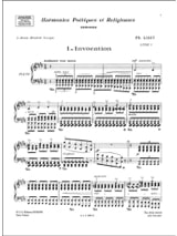 Harmonies Poetiques Et Religieuses - LISZT - Partition - Piano